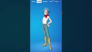BULMA - BULMA SKIN Showcase with All Fortnite Dances & Emotes! (Fortnite x Dragon Ball)