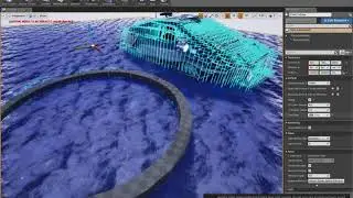 [UE4]  - BP - Auto Buyancy physics on StaticMesh
