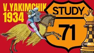 Study 71 - Vitold Yakimchik | Solving Studies to Improve Chess Calculation