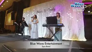 Blue Wave Wedding Band Melaka 3pcs Band