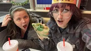 GOTH VEGAN TRIES IMPOSSIBLE WHOPPER MUKBANG FOR THE FIRST TIME!!! *emotional* *NOT CLICKBAIT*
