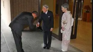 LULZ: Obama Bows And Farts Before Japanese Emperor