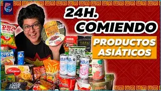 24H COMIENDO PRODUCTOS ASIATICOS - Ariana Bolo Arce