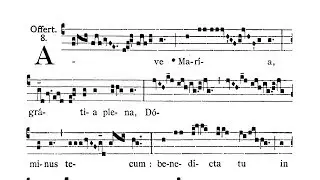 Dominica quarta Adventus - Offertorium (Ave Maria gratia plena)