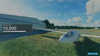 Microsoft Flight Simulator &mdash; обучение пилотированию планера, обучение запуску с помощью лебёдки (Урок 2 из 7)