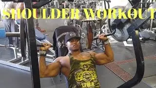 IFBB Pro Brandon Hendrickson shoulder workout