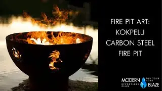 Fire Pit Art Kokopelli Handcrafted Steel Fire Pit