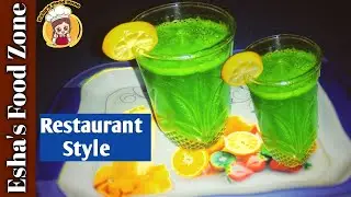 Restaurant Style Mint Lemonade Recipe by Esha's Food Zone | Summer Special