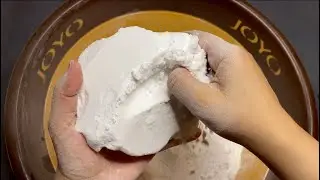 Asmr - baking soda - wet crush - gym chalk - glitter mix