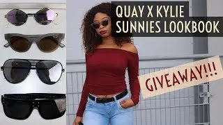QUAY X KYLIE SUNNIES LOOKBOOK | GIVEAWAY & UNBOXING | #QuayXKylie | Style with Halima Kasumu