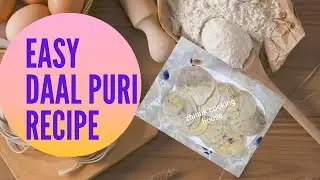 Daal Puri. Musur daler dal puri at Home (Frozen method).