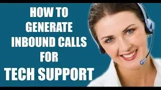 Popup Calls Landing Page For Tech Support Campaign