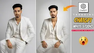 Trending White Studio Chatgpt Photo Editing | Chatgpt Se Apna Photo Kaise Banaen | Ai Photo Editing