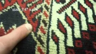 3x6 Persian Tribal of Life Handmade Rug