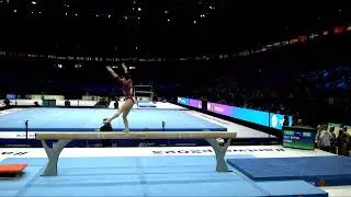 PEREZ Ana (ESP)_2023 Artistic Worlds, Antwerp (BEL)_Qualifications_Balance Beam