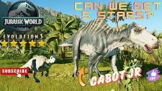 The Return of Cabot JR! Getting 5 Stars in Hawaii | Jurassic World Evolution 3 Playthrough
