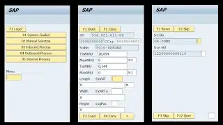 SAP El Terminali Menüsü Tasarlama ve Kullanıcıya Atama