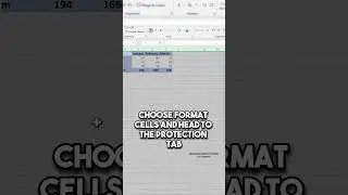 How to Lock Cells in Excel #exceltricks