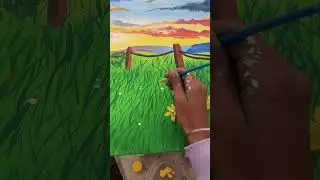 unexpected🫡 #shorts #painting #postercolour#canvaspainting