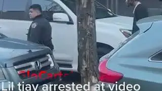 (NEW FOOTAGE)Lil Tjay ARRESTED in New York at Ice Spice music video shoot for gun😱(FULL VIDEO)