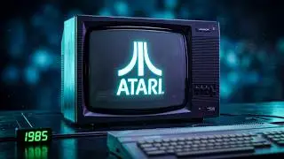 C&oacute;rka znalazła stary TV NEPTUN !   Atari 65XE - BMX Simulator