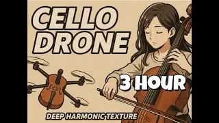3 Hours Cello Drone &ndash; Deep Harmonic Texture | Cinematic Ambient Background Music (Seamless Loop)