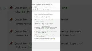 Power BI Interview Questions & Answers | Crack Your Next Data Analyst Job! 