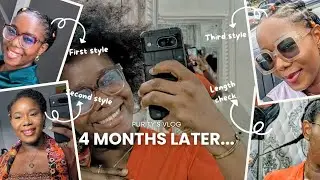 Turning 30, Ep. 2: Taking Down My 4-Month Locs ✂️| Fresh Start Vlog