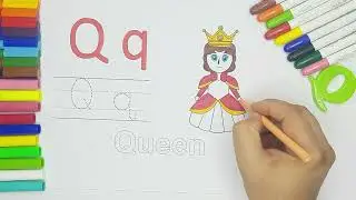 | Alphabet Series | | Letter Q | | Alphabets Drawing with easy object |