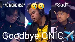 How did this happen? ONIC gets eliminated in the Group stage🥲🥲