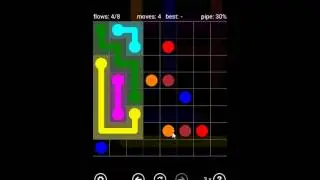 Flow Free - 8 x 8 Mania Level 137