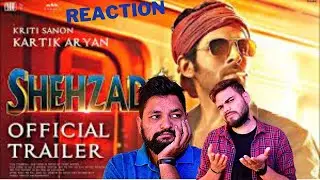 Shehzada Official Trailer Reaction | Kartik Aaryan, Kriti Sanon | Rohit Dhawan #reaction
