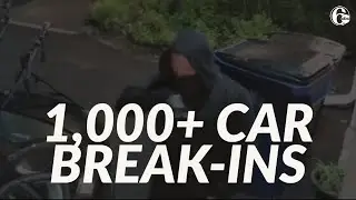 Man accused of committing more than 1,000 car break-ins now behind bars