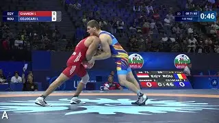 1/8 GR - 71 kg: I. GHANEM (EGY) df. I. COJOCARI (ROU) by VPO1, 2-1