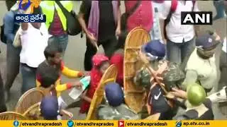 Left Wing Protest | Against Unemployment, Pelt Stones at Police | in Bengal