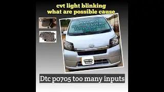 #cvt light blinking#daihahtsu p0705 trouble code#how to replace selector switch #scaner thinkdiag