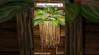 waste out of waste❤️ beautiful flower pot with paper 🌷😍#paridhi #shorts#flowerpot#diy