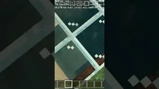 My  Mirror Glass house 🏠 #minecraft #glass #house