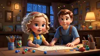 Baby Kim Paints Stars | Creative Art Song for Kids | Preschool Rhymes & Imaginative Learning