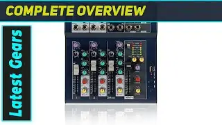 STARAUDIO SPMX4002B: лучший 4-канальный микшер для сцены и живых выступлений!