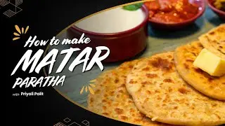 Matar Paratha within 4 mins! #recipe #indianfood #quickrecipe 