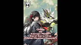 Chisa as Kamen Rider Zero One [Metal Cluster Hopper] (edit)| Wuthering Waves| Kamen Rider Zero One