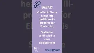 60 Second Sociology Topic Links | Conflict and Healthcare (Global Development)