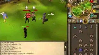 I Rep Steel - 5 Defence 60 Attack Pure - Dark Bow Pk - Wilderness