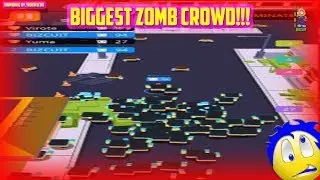 Crowd City Zombie Crash [100% Map Control] NEW IO GAME | Zombie Mosh Pit (tips, tricks & strategy)