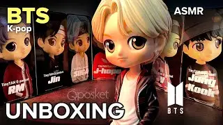 BTS Kpop MIC Drop | TinyTAN Q Posket BANDAI Banpresto Toy Vinyl Figurines Unbox(ASMR No Talking)