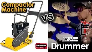 Compactor machine vs The Drummer | Eric Tambol | Odery Drums
