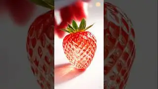 Crystal Lichi 🍎 Cutting ASMR | Satisfying Crystal Fruit Slice | Relaxing Crunch Sounds #asmr #ai