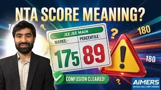 NTA Score Meaning | Discrepancy in marks and percentile🤔 All confusion clear 👍 JEE Main 2024