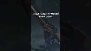 Shout-out to all the Monster Hunter players supporting me!